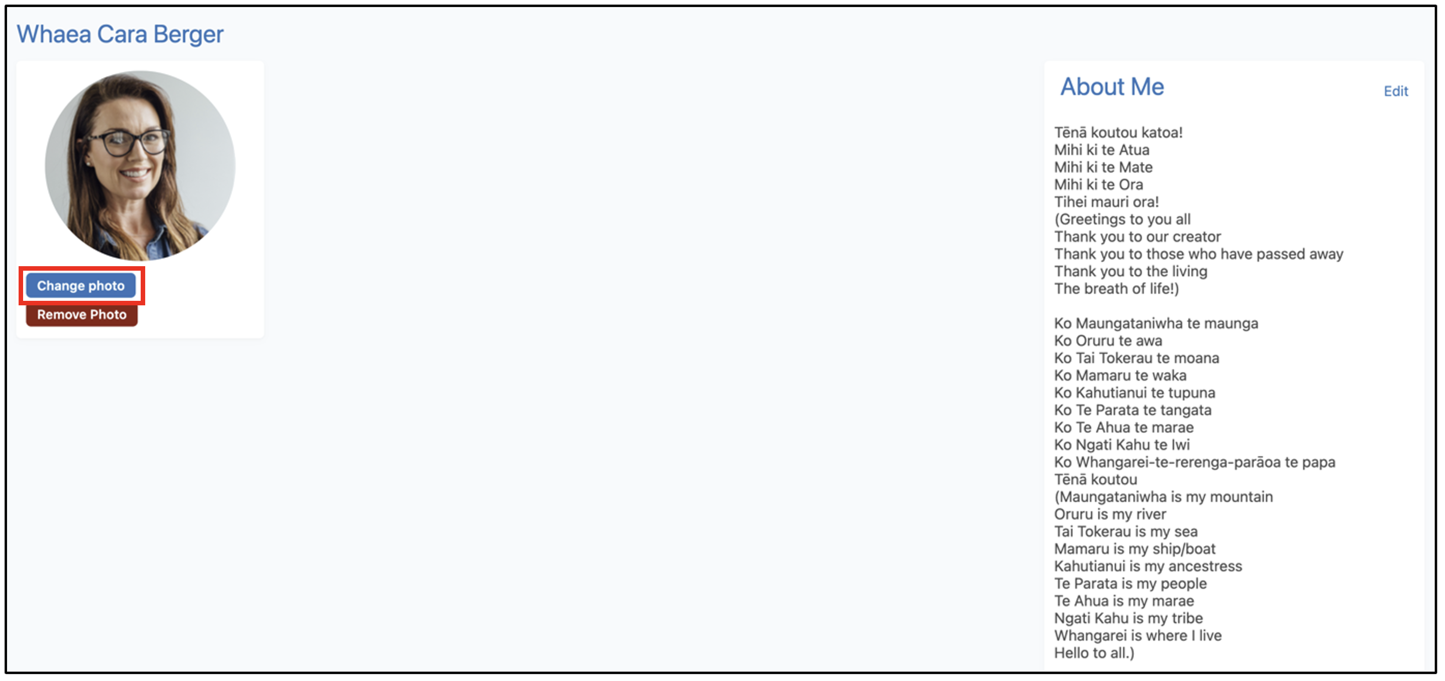 How do I change my profile picture?